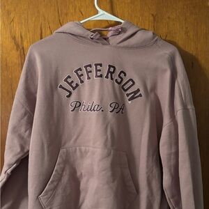Champion Light Purple Jefferson University Hoodie